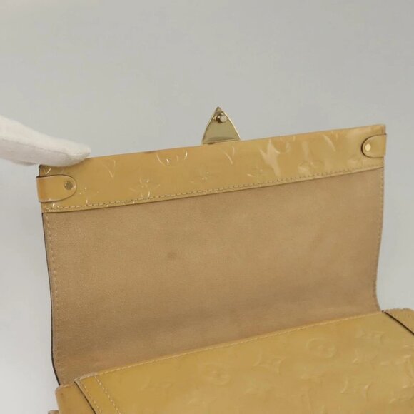 LOUIS VUITTON Monogram Vernis Venice Shoulder Bag Citrin M90277 LV Auth 116576 - Picture 10 of 15